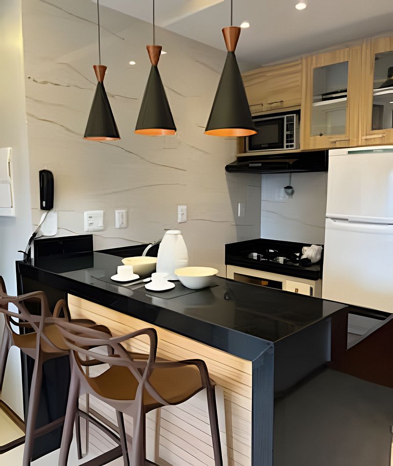 Apto 2 quartos com garagem